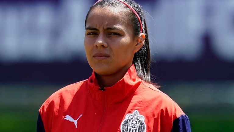Jaqueline Rodríguez, defensa de Chivas Femenil. (Especial)