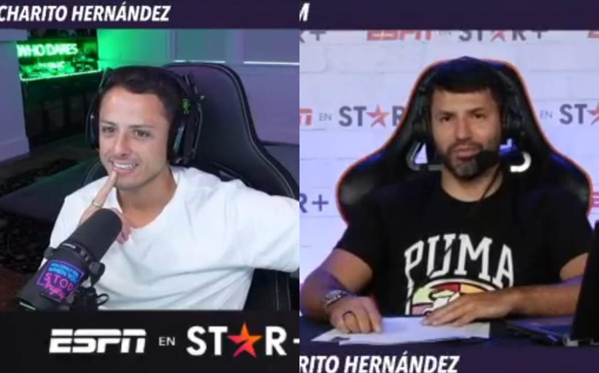 Kun Agüero recuerda a Chicharito los goles que hizo sobre equipos del mexicano (Especial)