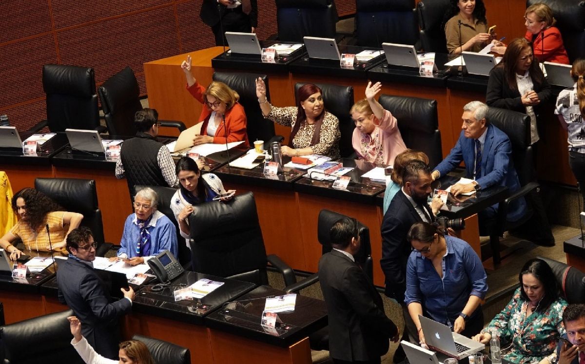 Legisladoras durante una sesión de la Cámara de Senadores. | Cuartoscuro