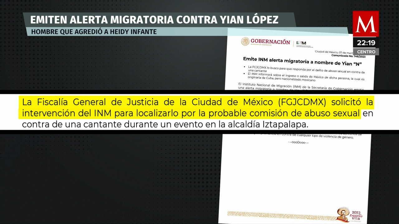 Policías que liberaron a agresor de Heidy Infante fueron suspendidos; cantante fue amenazada