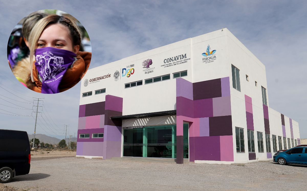 Yamilet Meraz señala carencias en el Centro de Justicia de Gómez Palacio. (Rolando Riestra)
