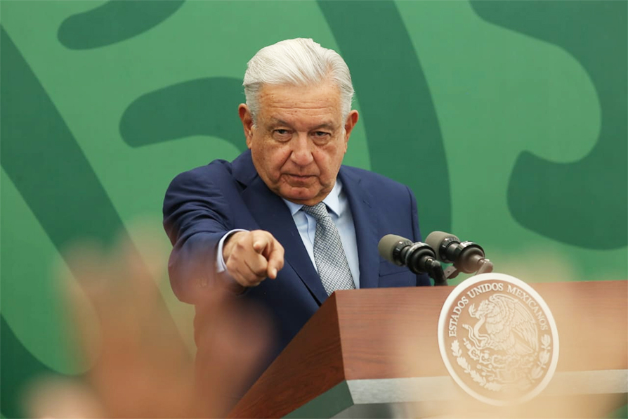 AMLO amagó con hacer un llamado a no votar por el partido republicano en EU. | Octavio Hoyos