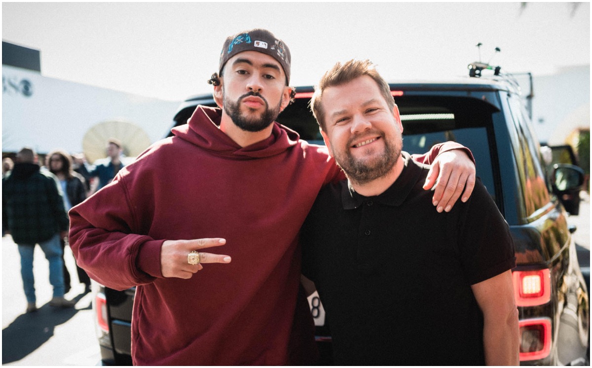 Bad Bunny y James Corden | Twitter