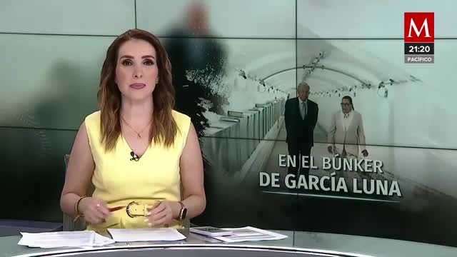 Tras 'limpia', AMLO visita búnker, la "paranoia hitleriana" de García Luna