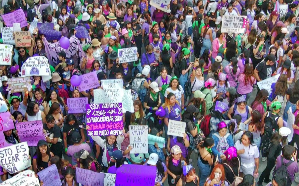 Marcha 8M en Puebla | Jesús Zavala