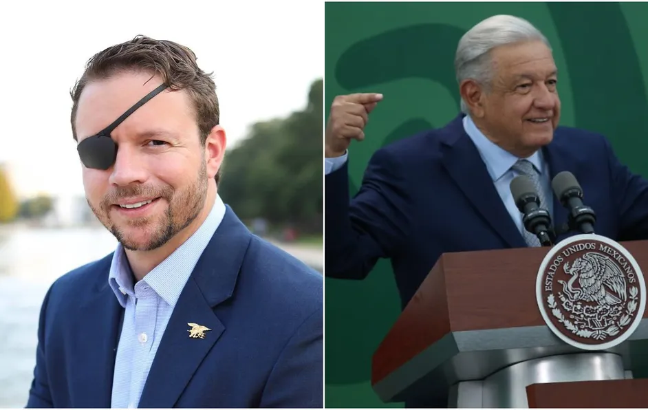 Dan Crenshaw responde a AMLO tras amago en llamar a no votar por él; "venga, hágalo"