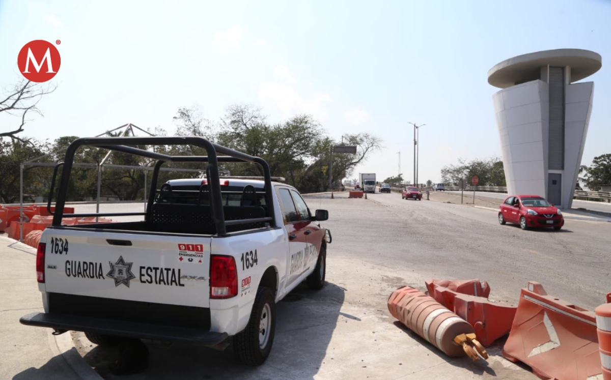 Módulo de seguridad en Tampico. (Yazmín Sánchez)