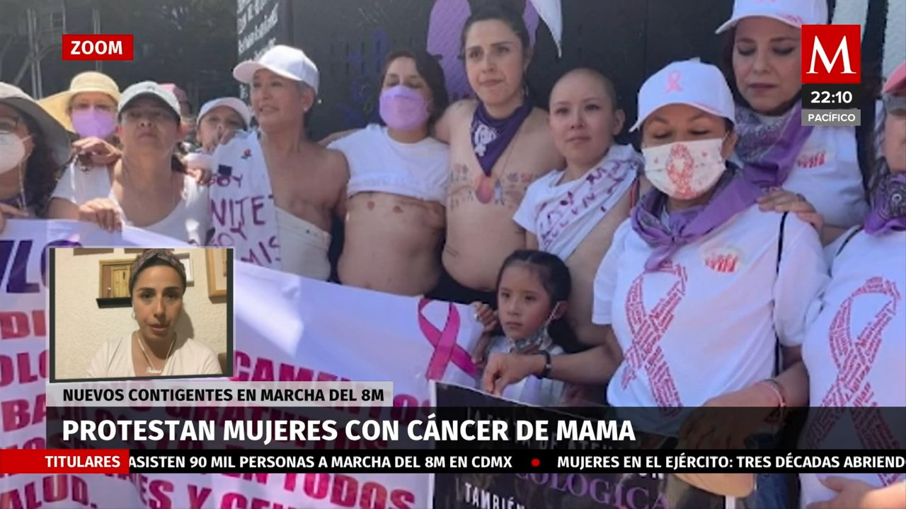 Nuevos contingentes en marcha del 8M: Sandra Monroy