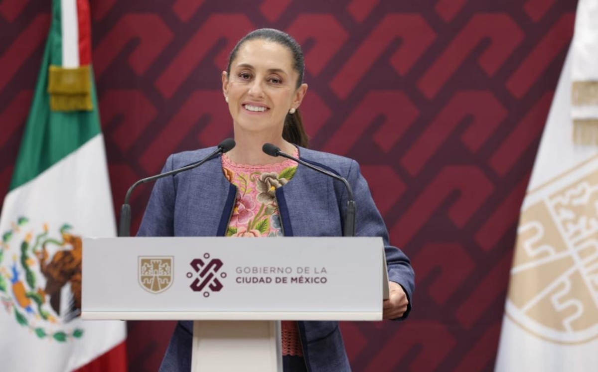 Sheinbaum adelantó que muy pronto la alerta sísmica estará en todos los celulares de los capitalinos. / Leonardo Lugo