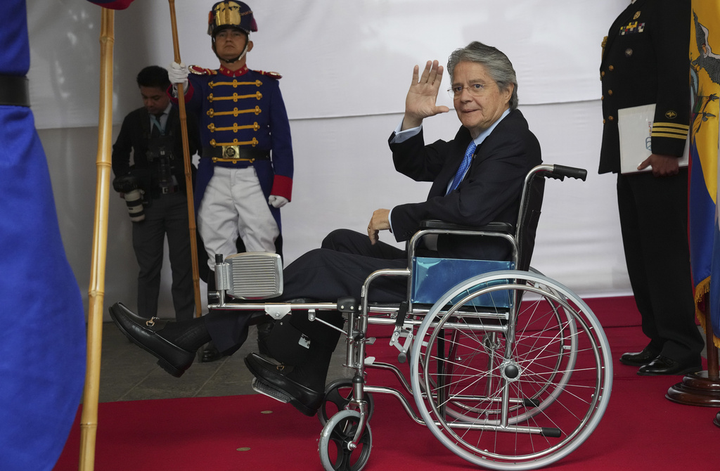 El presidente de Ecuador, Guillermo Lasso. (AP)
