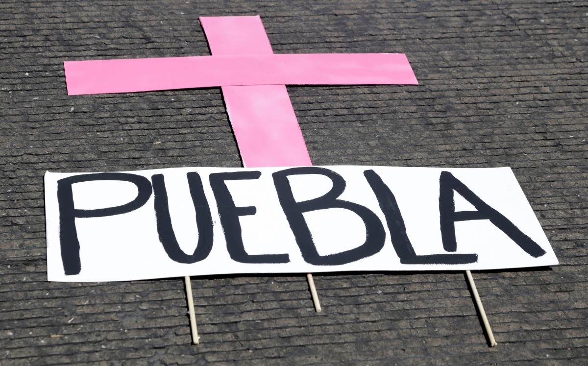 Aspecto de protesta por feminicidios | Agencia Enfoque