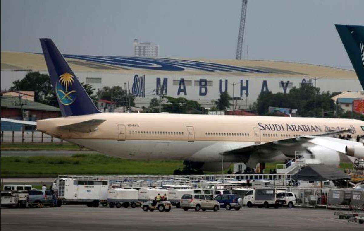 Un avión de pasajeros de Saudi Arabian Airlines (Reuters)