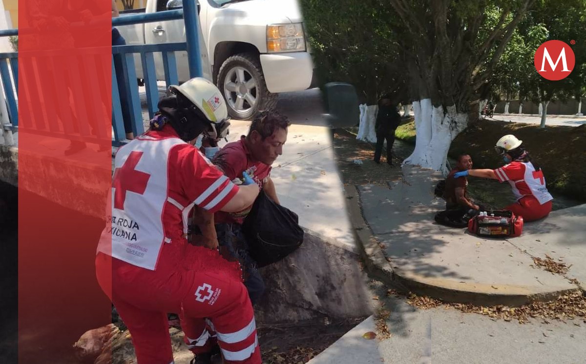 Fue auxiliado por paramédicos de la Cruz Roja | El Mante