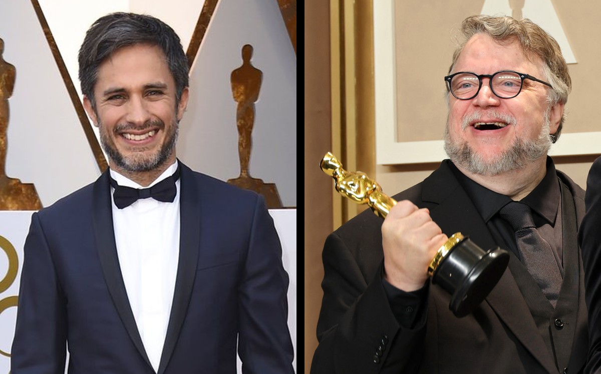 Gael García Bernal felicita a Guillermo del Toro por su Oscar | AFP / ESPECIAL