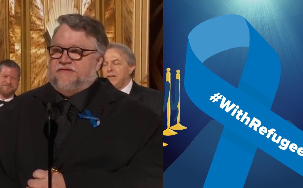 Guillermo del Toro con un moño azul| Especial