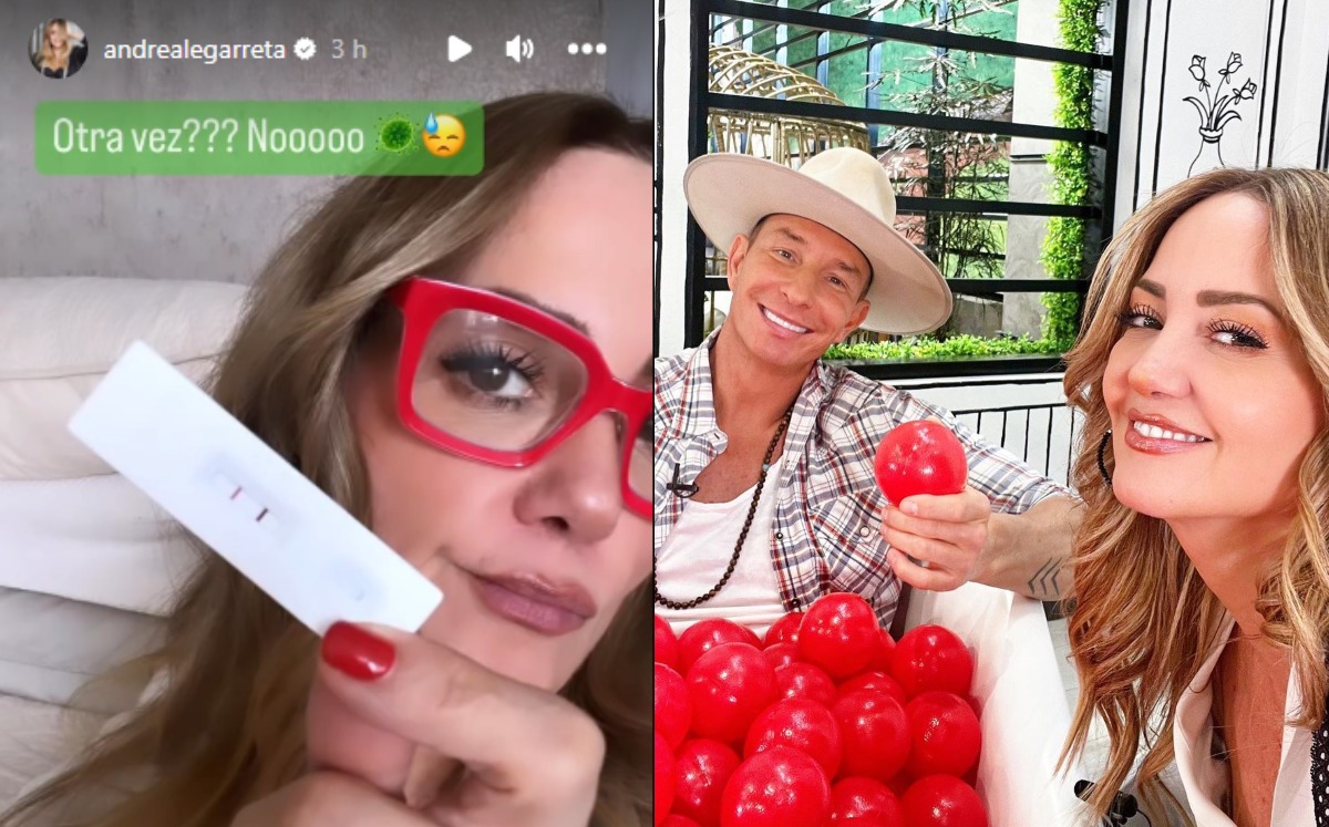 Andrea Legarreta vuelve a contraer covid-19 | Captura