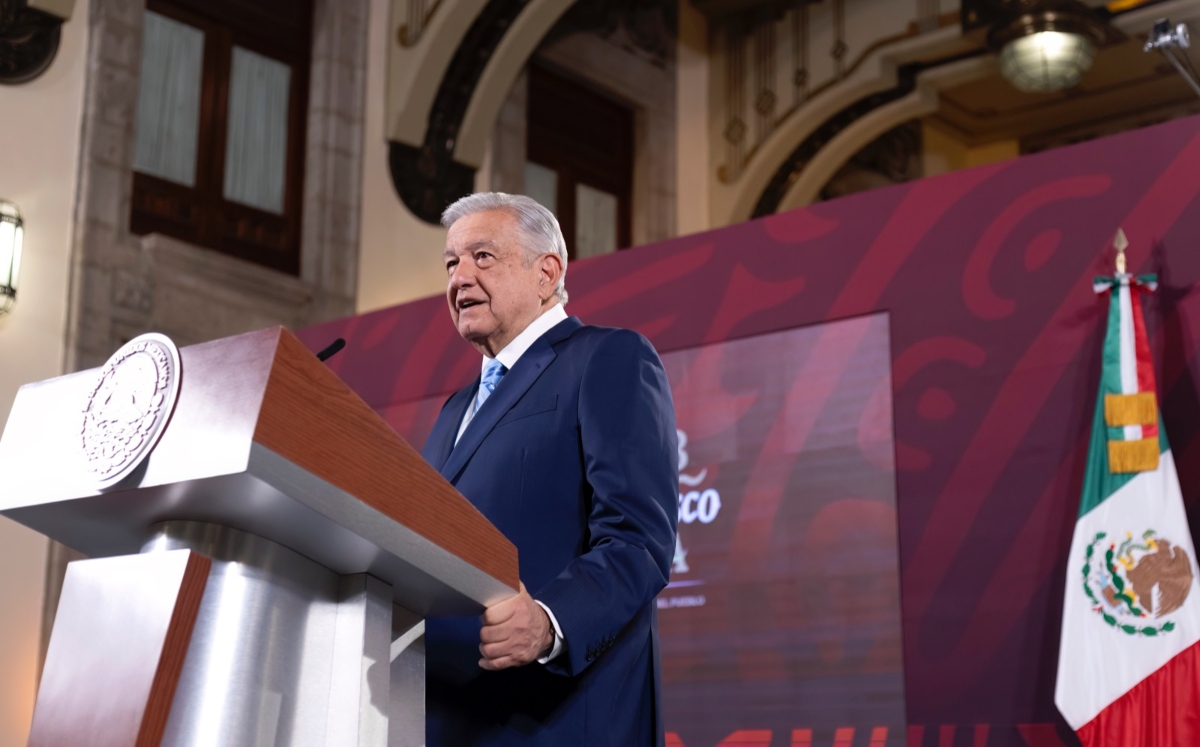Andrés Manuel López Obrador  informa sobre campaña antidrogas para estudiantes | Cortesía