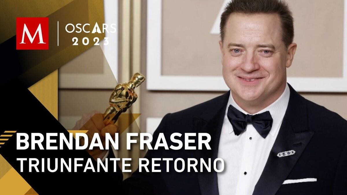 Brendan Fraser se lleva el premio a Mejor Actor de los Oscar 2023