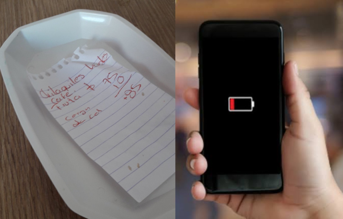 En cocina economía le cobraron por cargar celular.