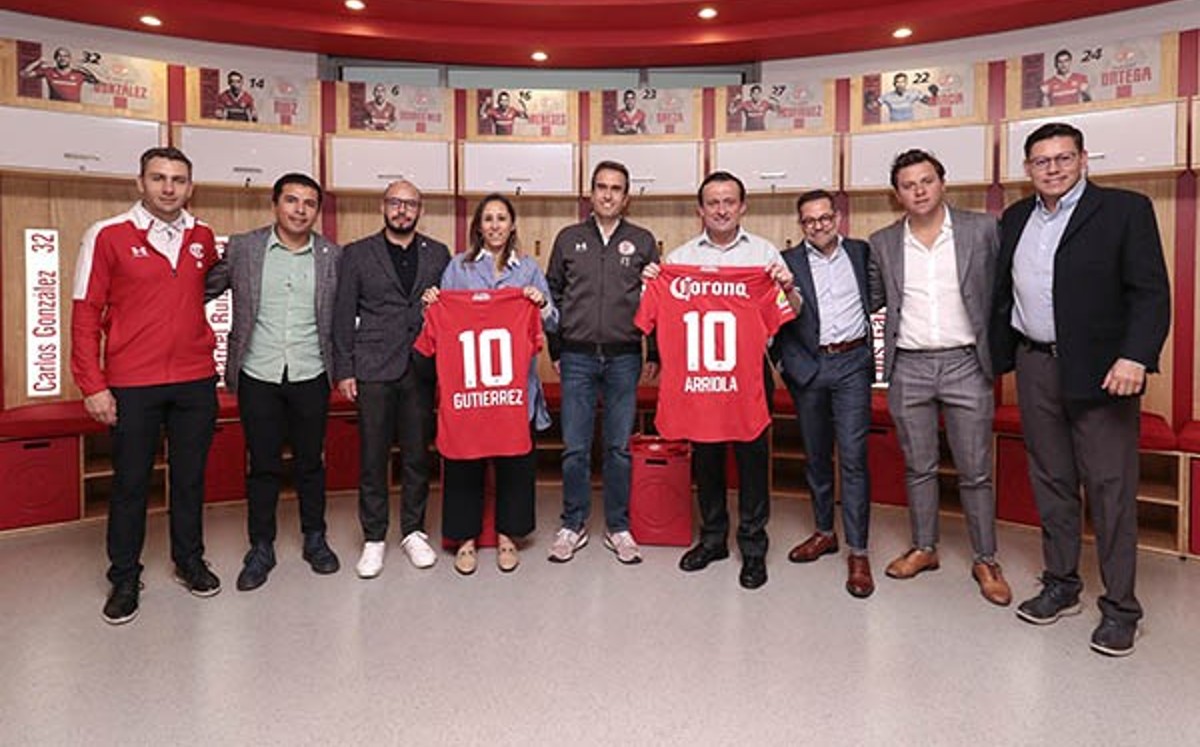 Mikel Arriola y Mariana Gutiérrez visitan al Club Toluca con miras a la próxima Asamblea de Clubes (Cortesía Liga MX)