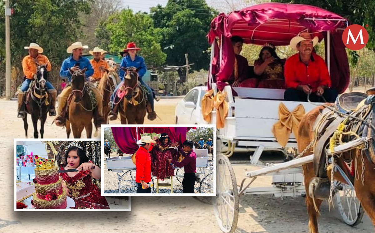 Quinceañera celebra su fiesta con cabalgata y carruaje; se hace viral