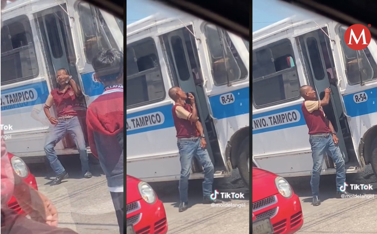 Video de hombre haciendo baile a chofer de Tampico se vuelve viral