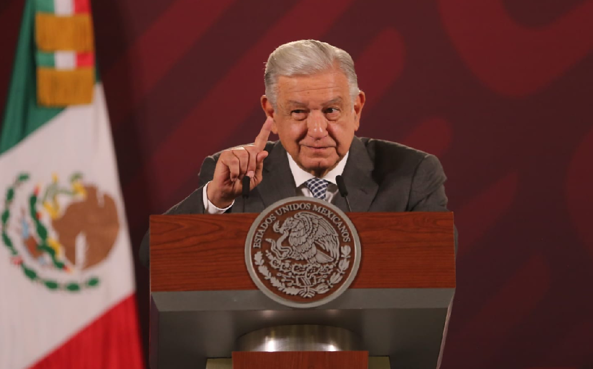 Conferencia del presidente López Obrador en Palacio Nacional el 14 de marzo. | Javier Ríos