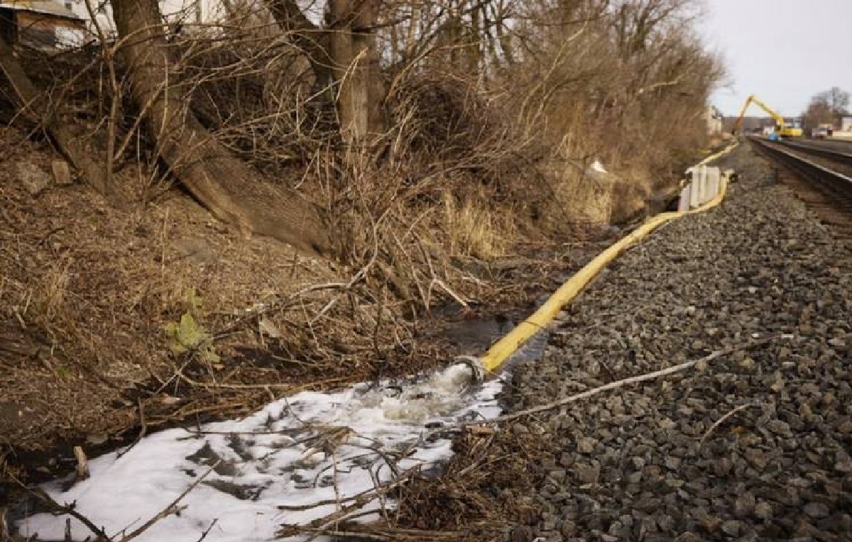 Derrame de gases tóxicos en Ohio (AFP)