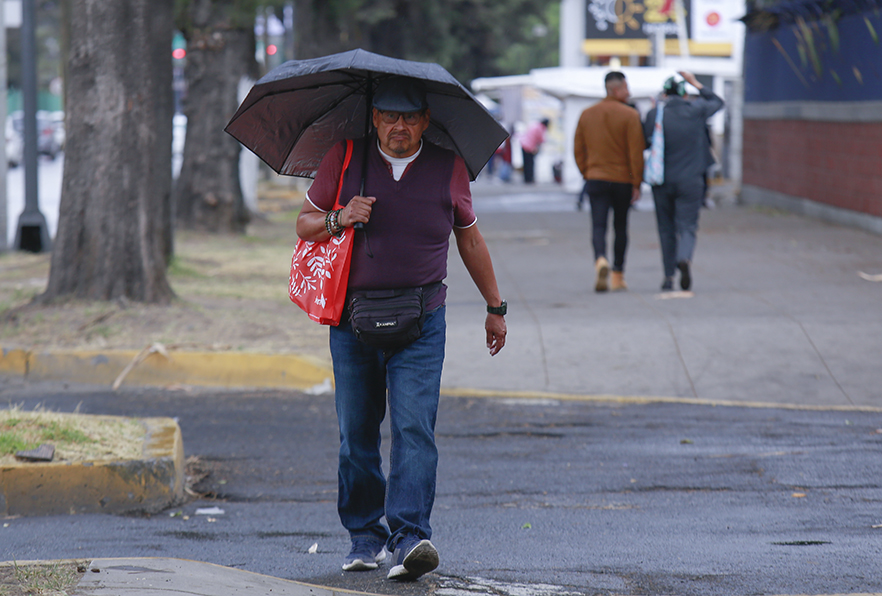 Fortalecimiento de lluvias en CdMx. |Juan Carlos Bautista