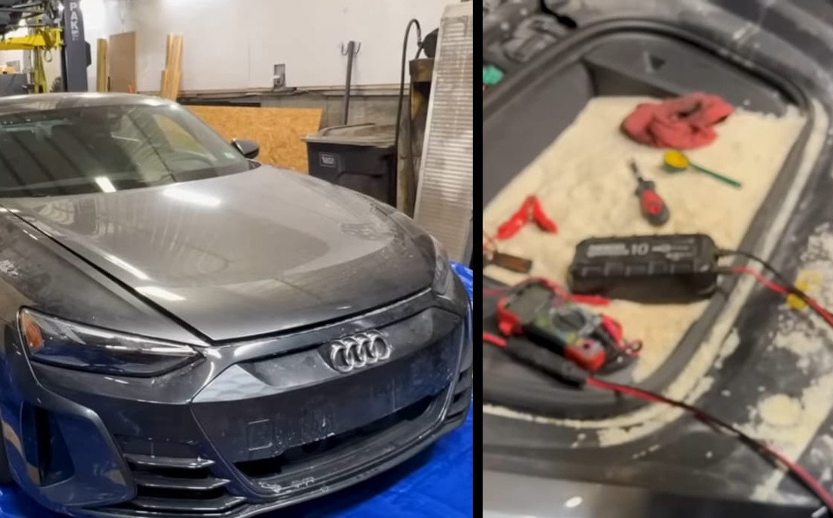 Automóvil es guardado en arroz. | ESPECIAL
