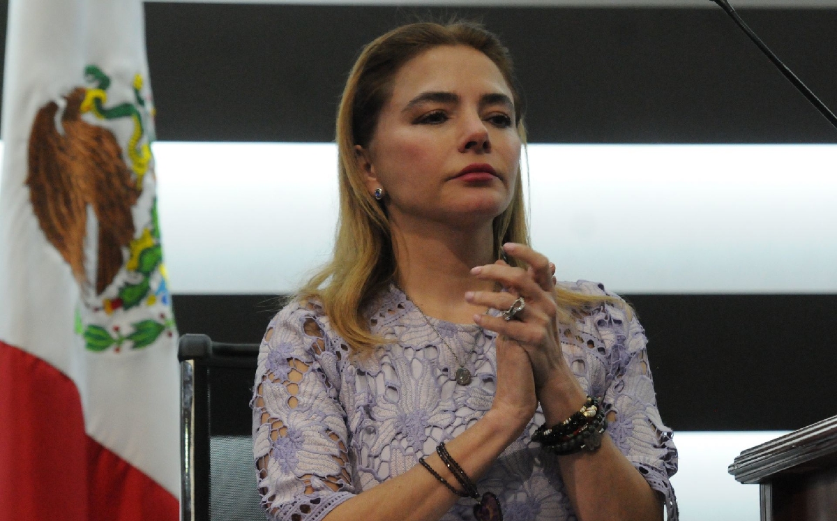 La consejera electoral, Carla Humphrey, en un foro organizado por el INE. | Cuartoscuro