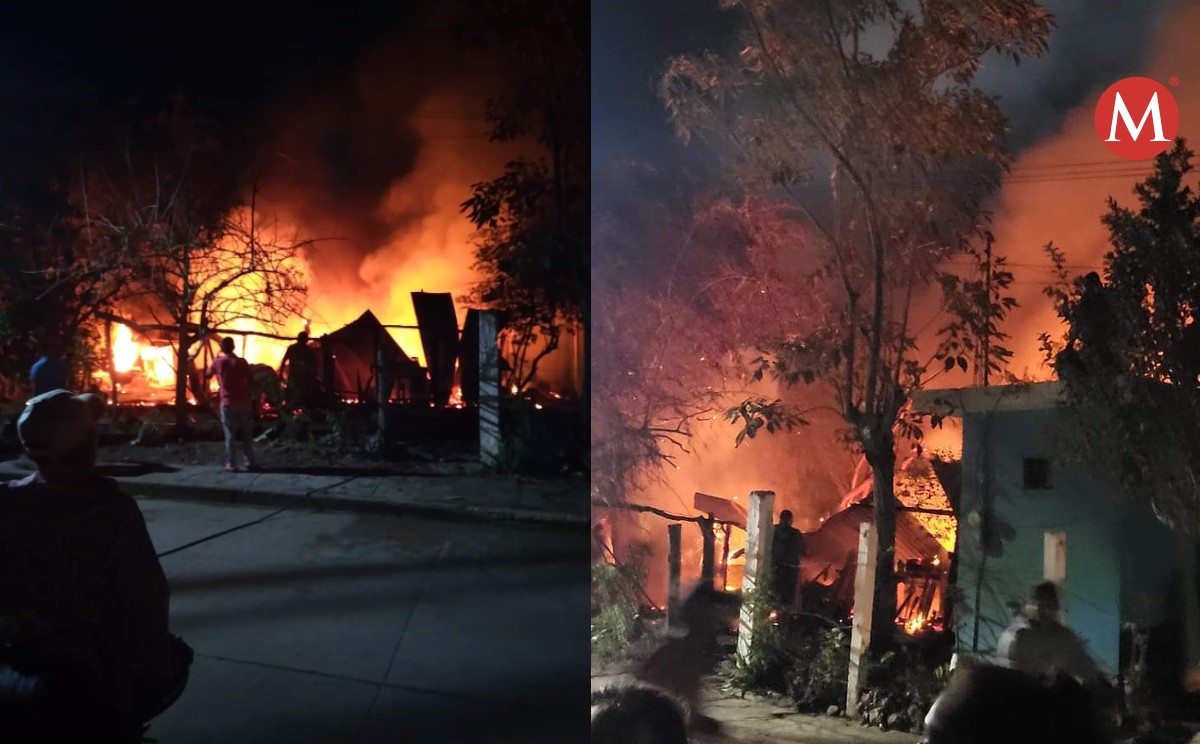 Incendio acaba con vivienda en Altamira