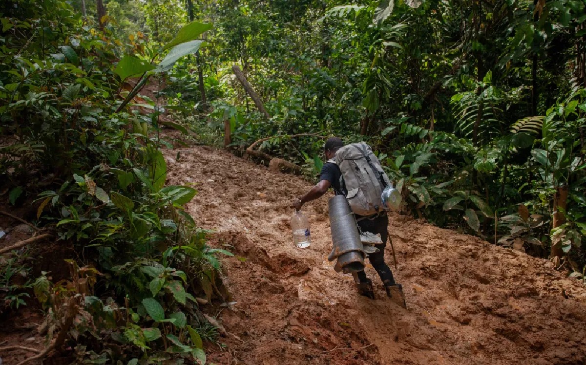 Migrantes en la selva del Darien (Reuters)