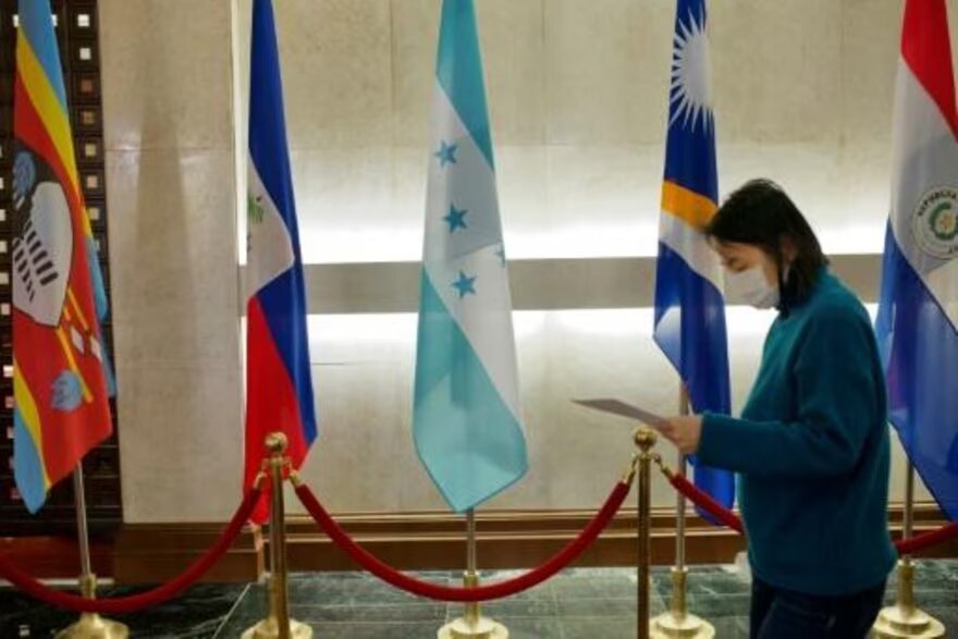 Ministerio de Exteriores de Taiwán. (AFP)