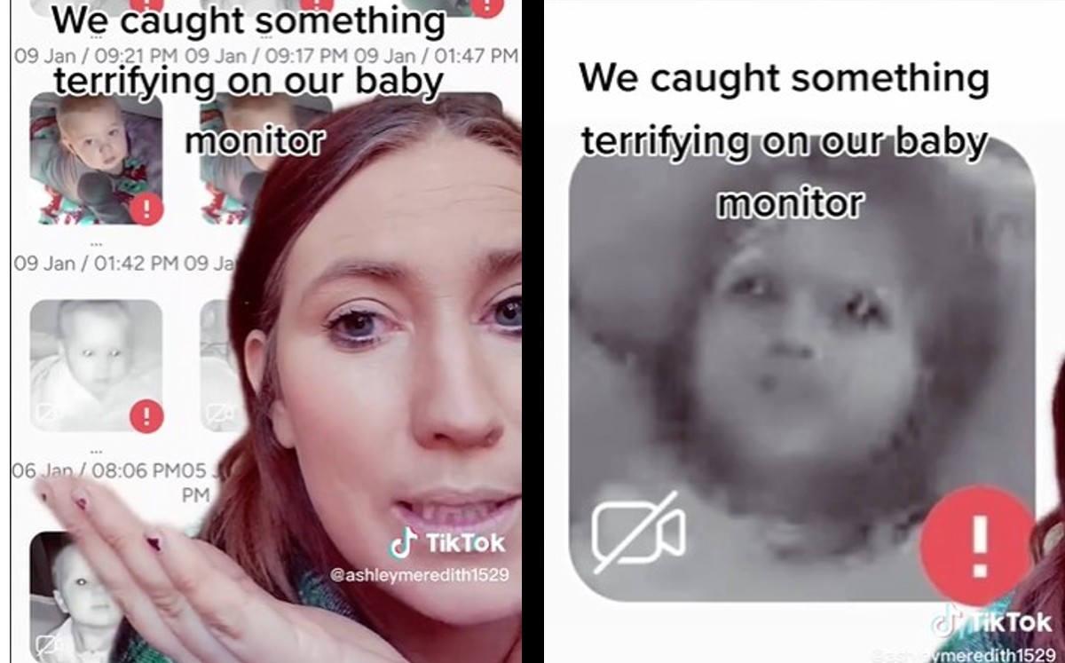 La mujer asegura que lo que se ve en le monitor no es humano | ESPECIAL