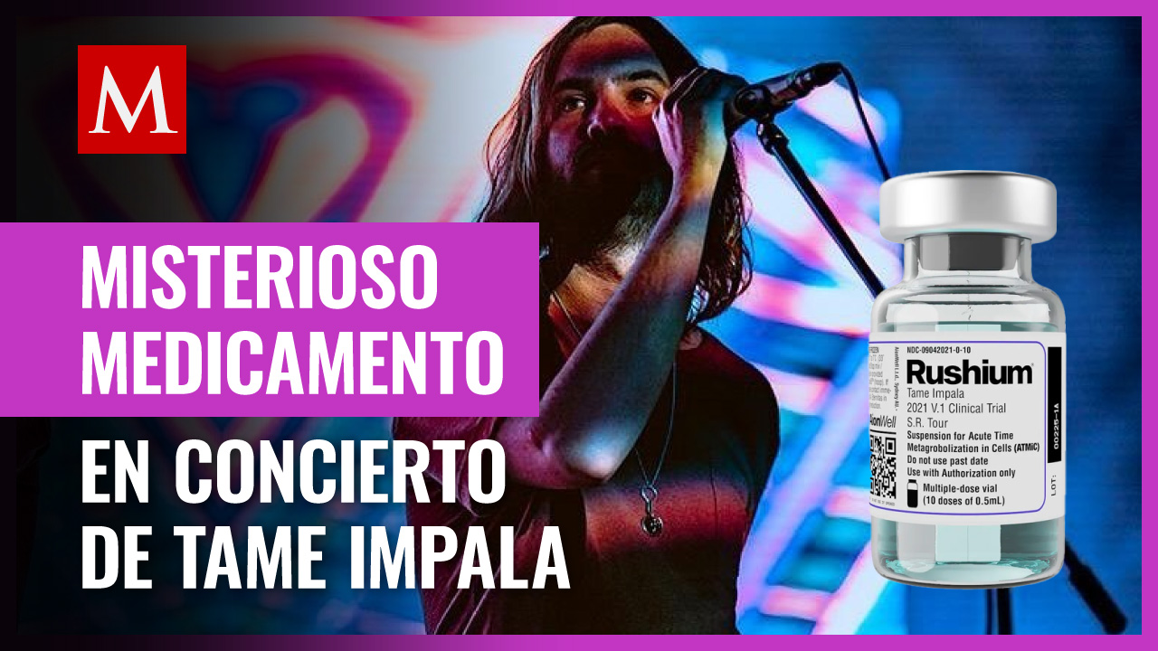 ¿Qué es eso? 'Rushium', el MISTERIOSO medicamento que dieron en el concierto de Tame Impala