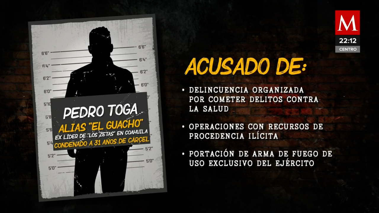 Sentencian a 31 años de cárcel a 'El Guacho', jefe de plaza de Los Zetas en Coahuila