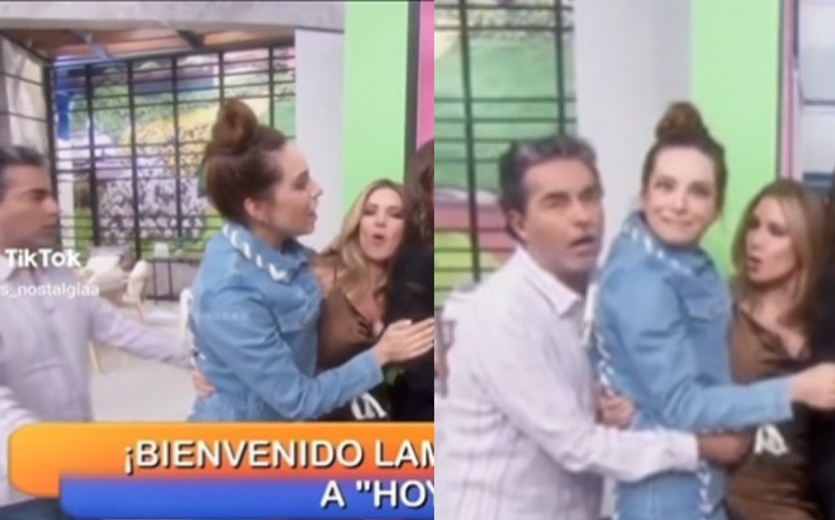 Tania Rincón se incómoda por gesto de Raúl Araiza en Hoy (Especial).