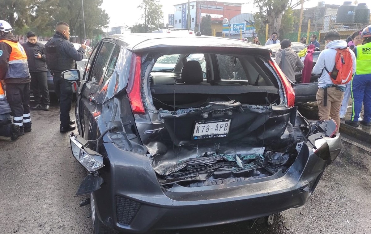 El accidente ocurrió en la alcaldía Iztapalapa. | Carlos Tejeda