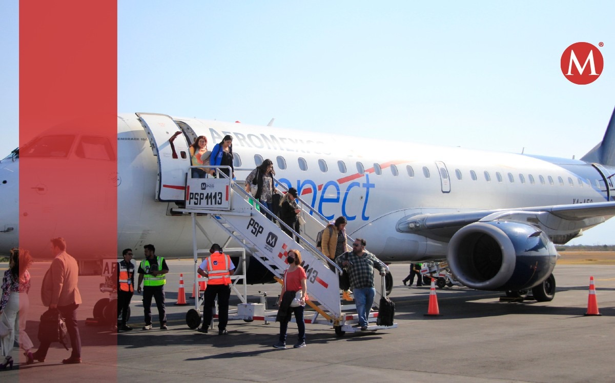 Aeroméxico inauguró su vuelo de Ciudad Victoria a CdMx.