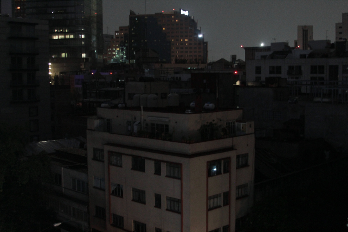 Apagón en varias zonas de CdMx.│Emiliano Molina