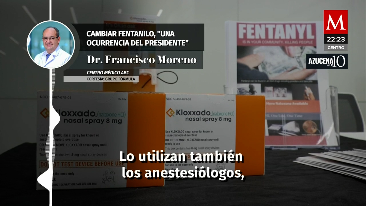 Fentanilo de uso médico está "bien controlado": especialista del Hospital ABC