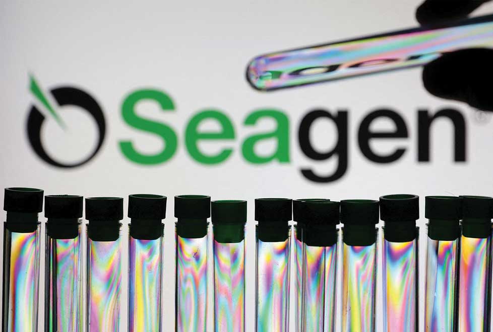 LA GARANTÍA. Seagen espera ingresos de alrededor de 2,200 mdd en 2023. Foto: Reuters