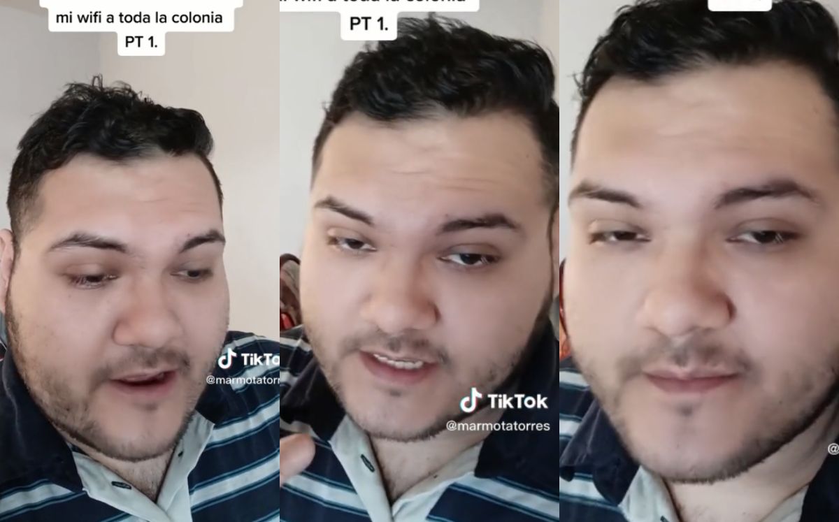 Hombre se queja de situación viral (TikTok).