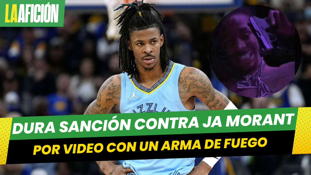 NBA impone sanción a Ja Morant por su video con un arma de fuego