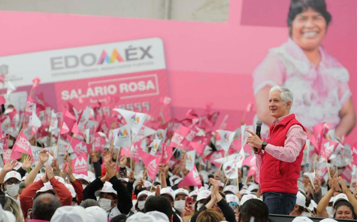 "Salario Rosa supera las 700 mil mujeres beneficiadas": Alfredo del Mazo Maza. | Especial