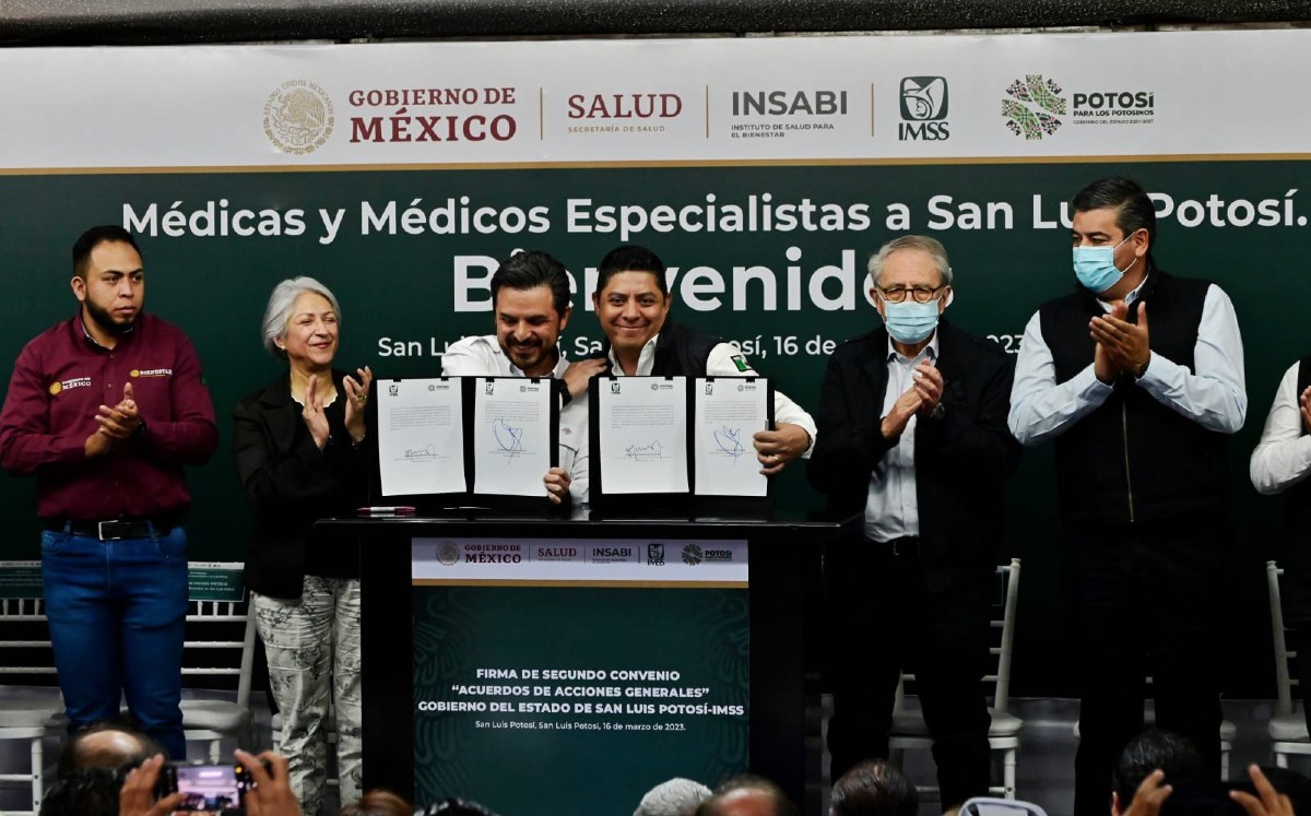 En San Luis Potosí, se integran 103 especialistas a IMSS-Bienestar. | Twitter