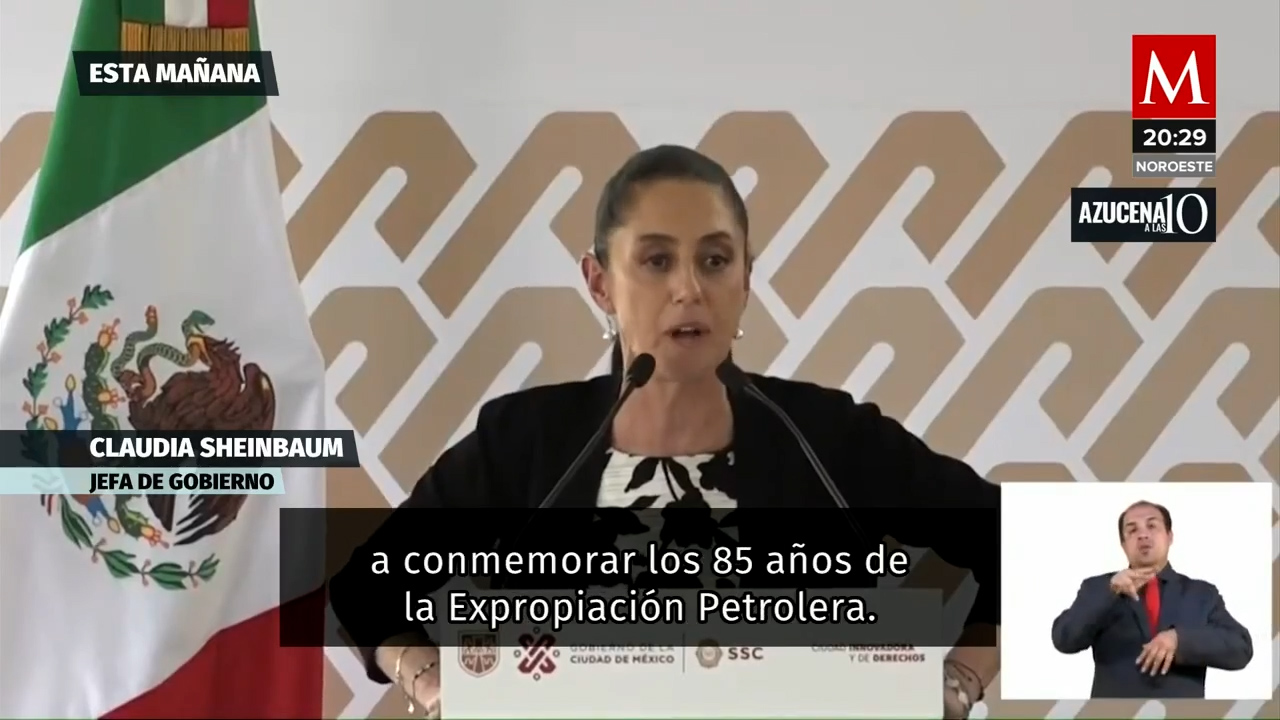 Sheinbaum convoca a concentración por 18 de marzo en Zócalo de CdMx