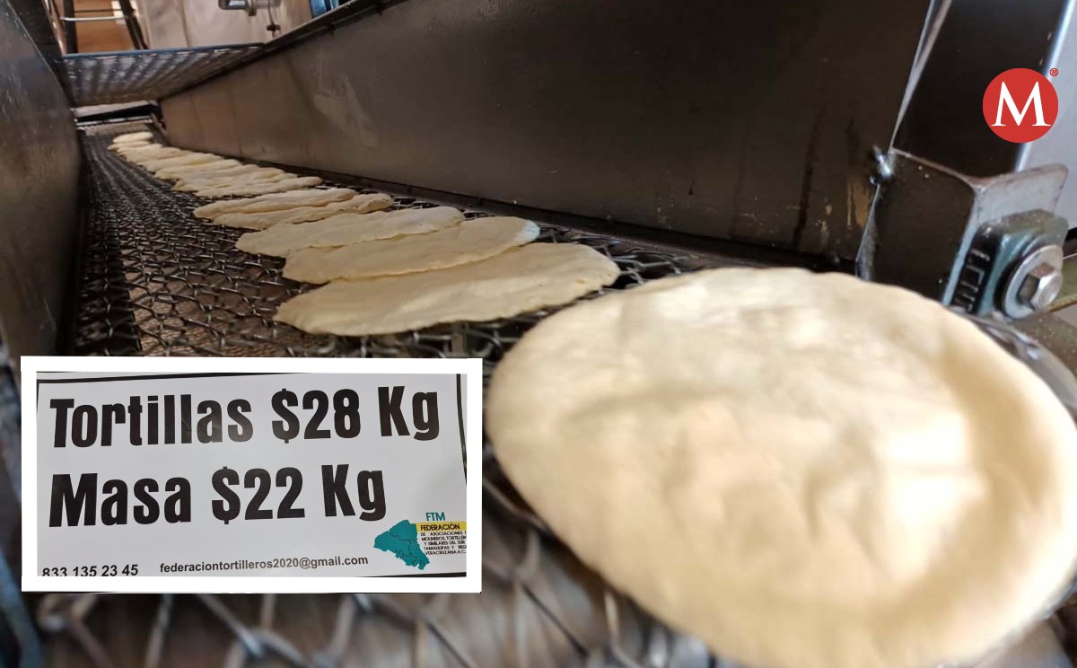 Anuncian otro incremento al precio de la tortilla en Tamaulipas