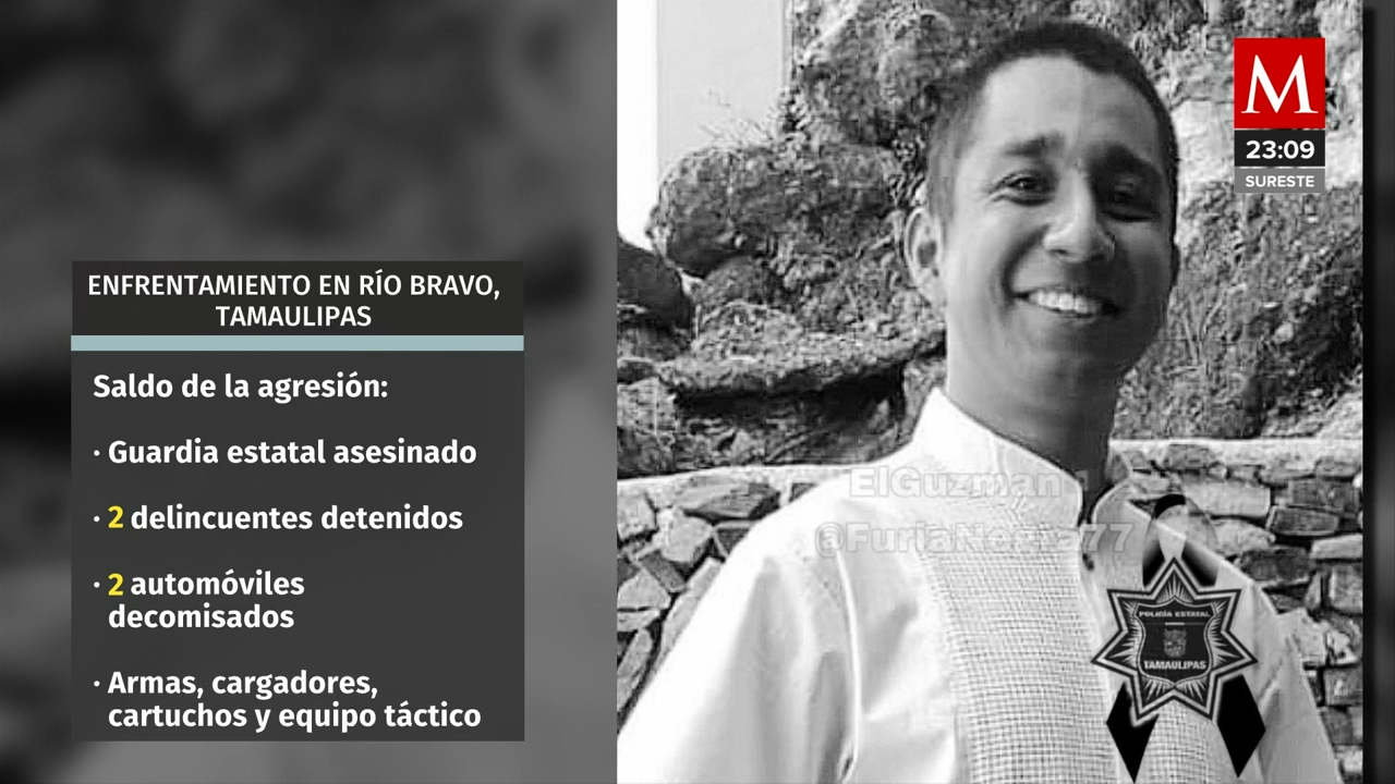 Guardia Estatal es atacada por hombres armados en Río Bravo; elemento recibe balazo en la cabeza